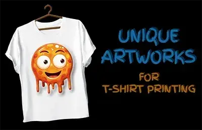 obras de arte únicas para impressão em t-shirts