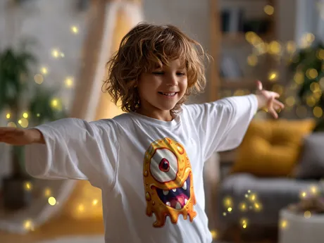 Presente mágico para o sorriso de uma criança.