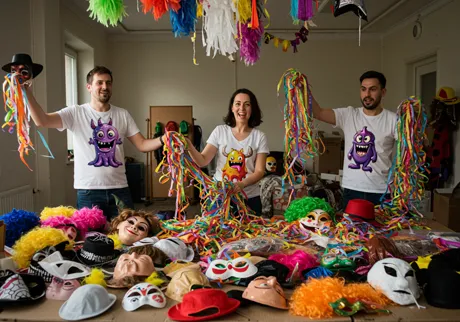 Coletivos para festas de máscaras