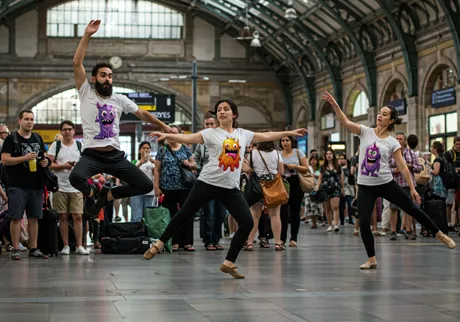 Equipas de flash mobs