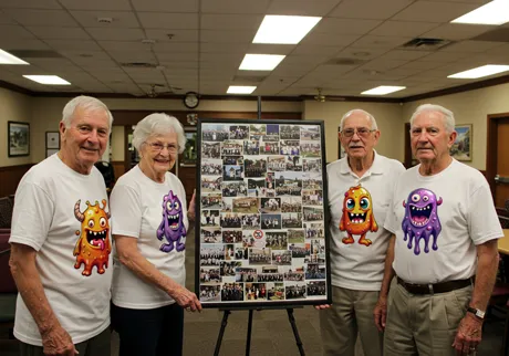 Grupos de veteranos e antigos alunos